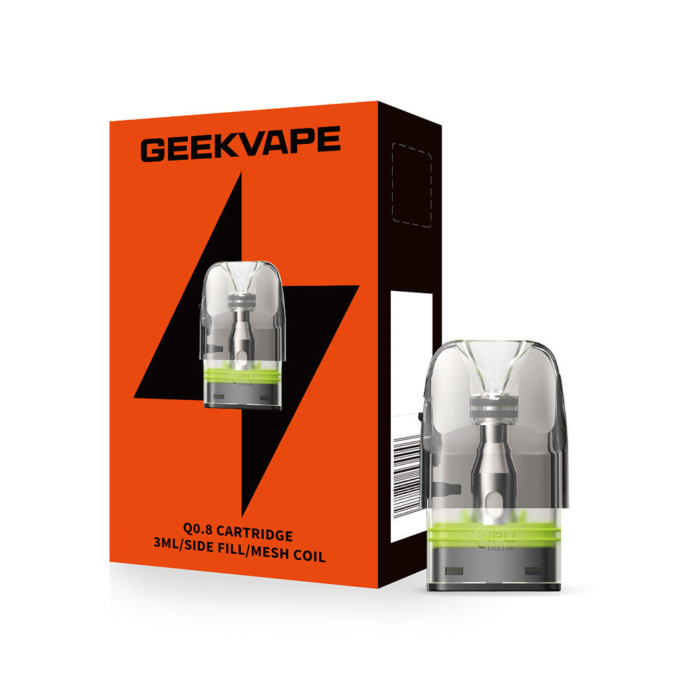 GeekVape Q 3ML Side Fill Replacement Cartridge Pod - Pack of 3