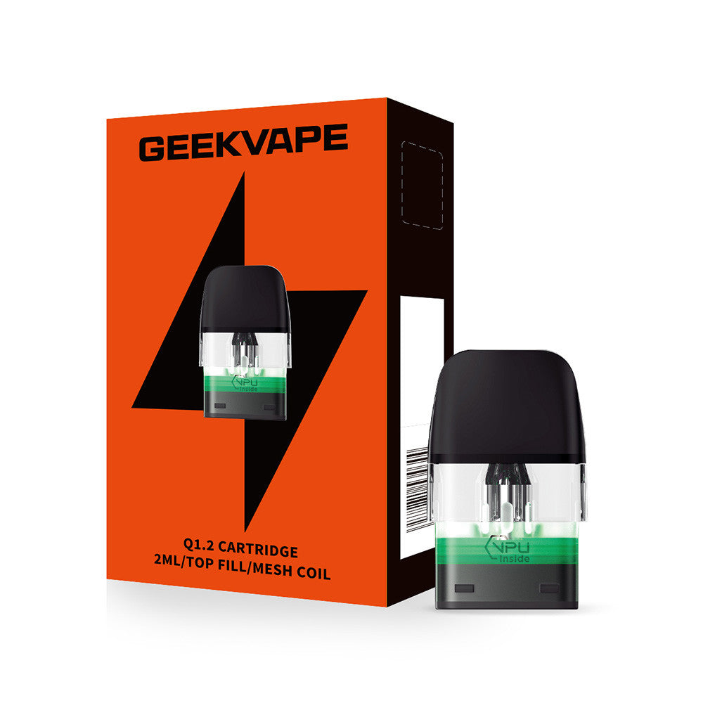 GeekVape Q 2ML Top Fill Replacement Cartridge Pod - Pack of 3