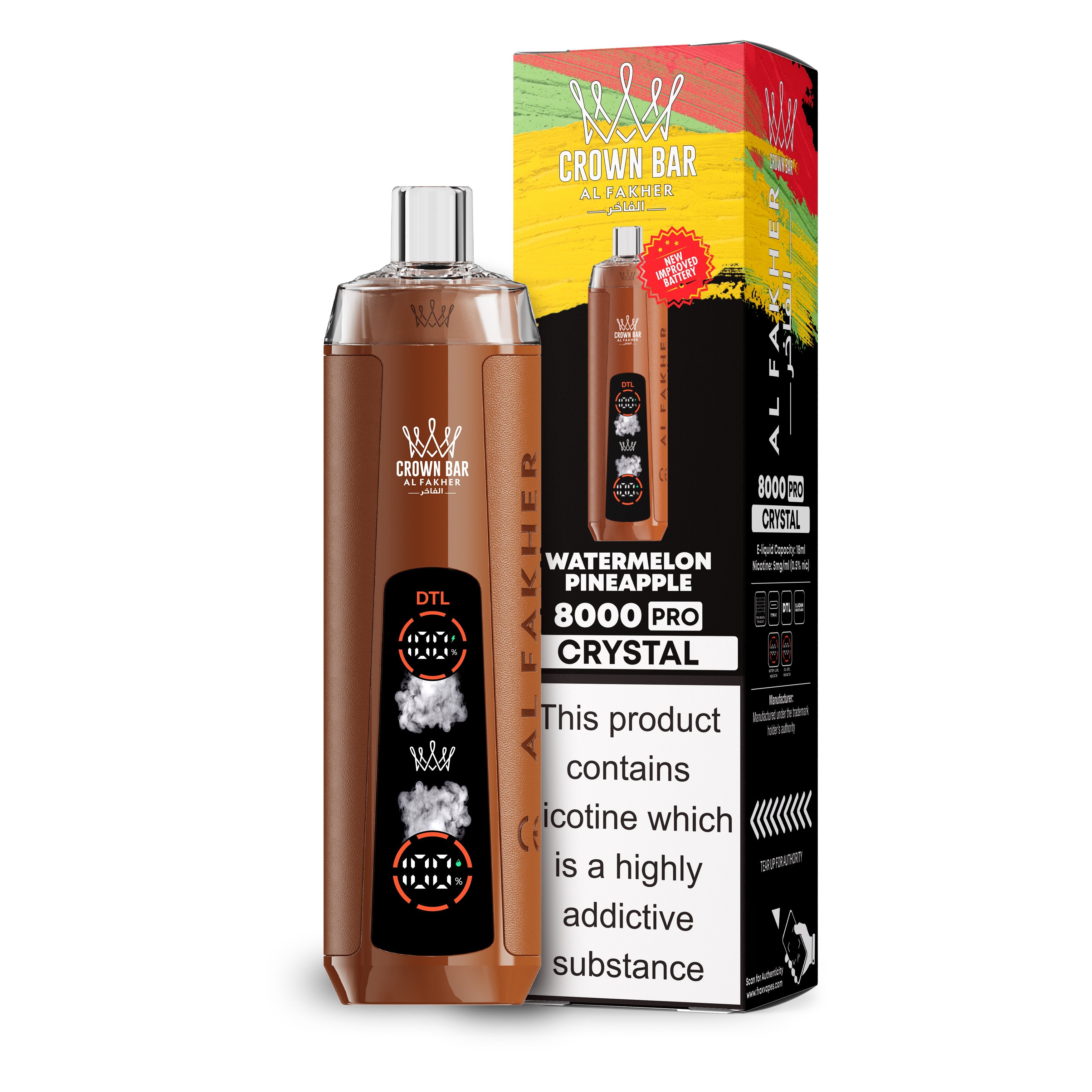 Al Fakher 8000 – Watermelon Pineapple