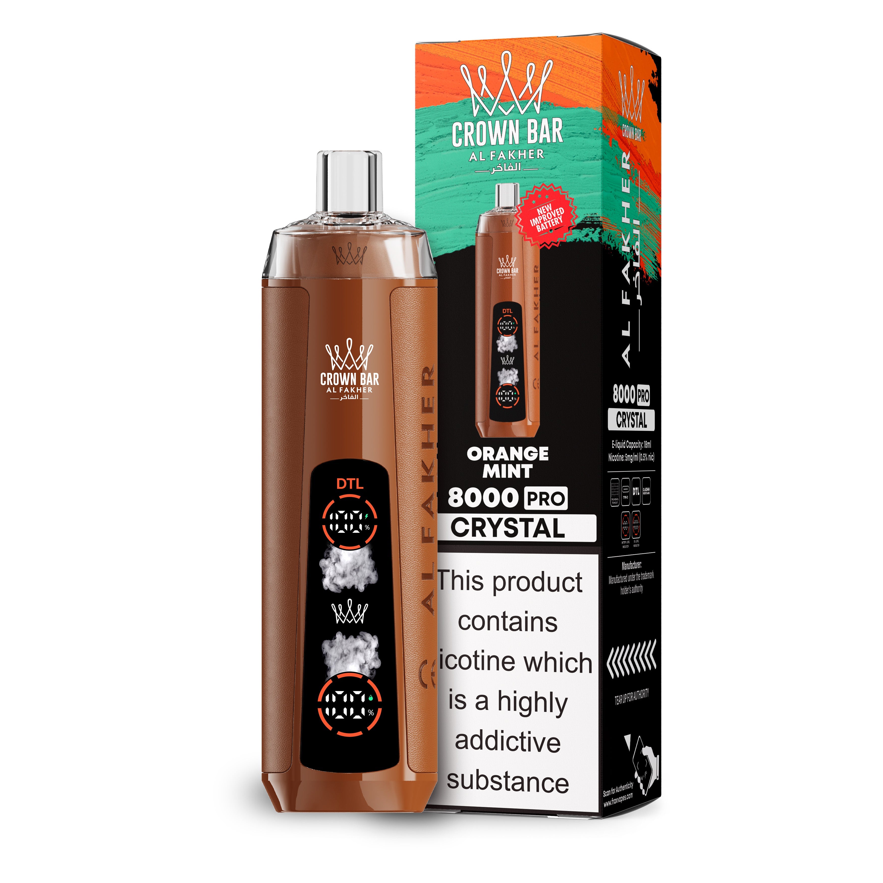 Al Fakher 8000 – Orange Mint