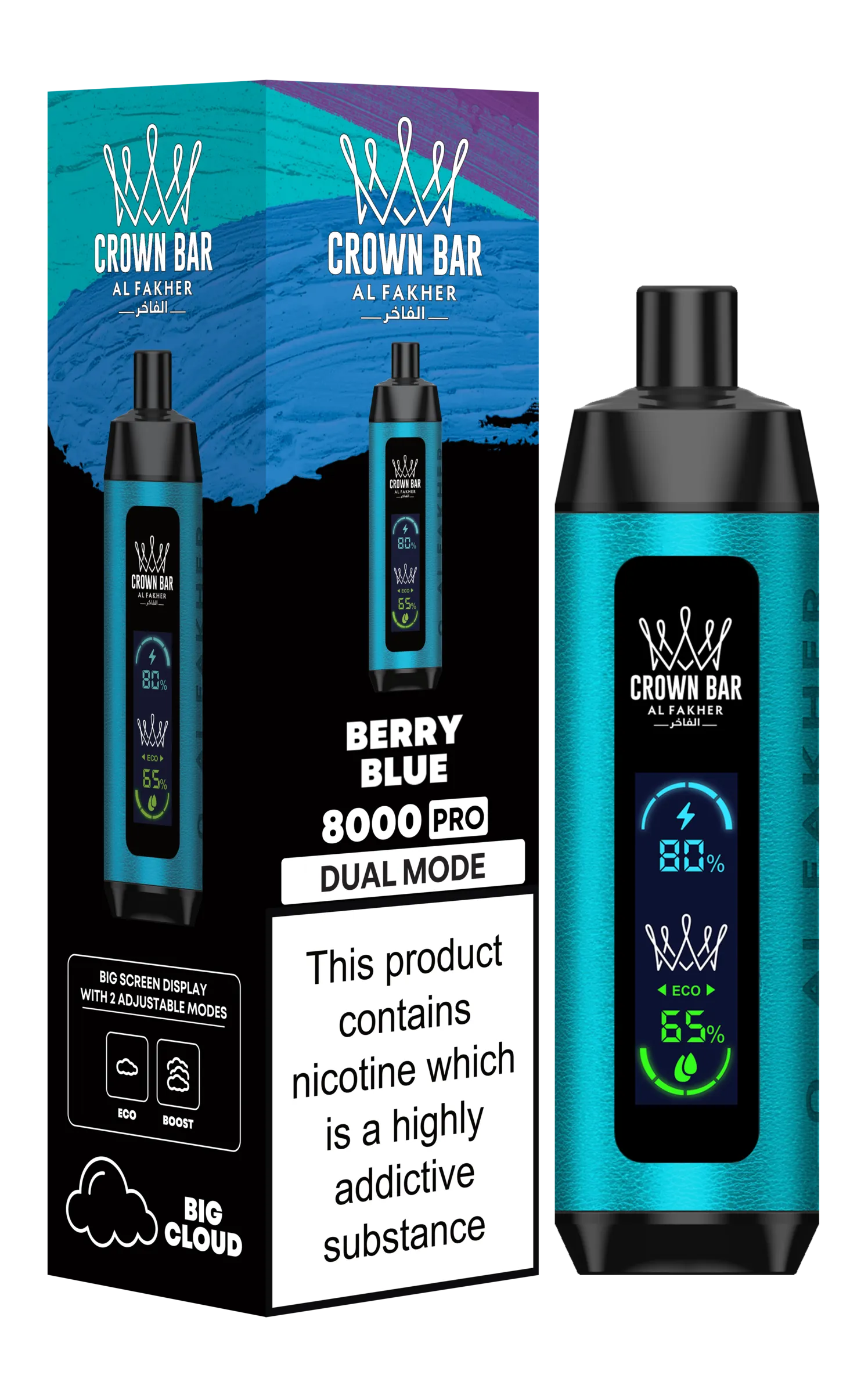 Al Fakher 8000 Berry Blue