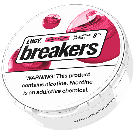 Lucy Breakers Apple Cider 8mg Nicotine Pouches - Single Can