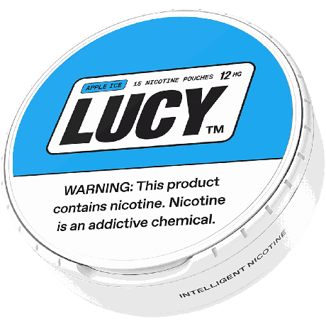 Lucy Apple Ice 12mg Nicotine Pouches - Single Can