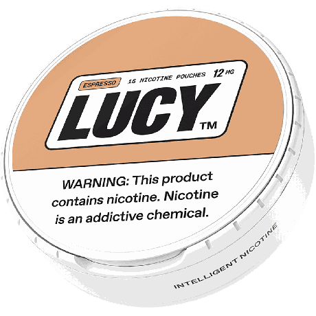 Lucy Espresso 12mg Nicotine Pouches - Single Can