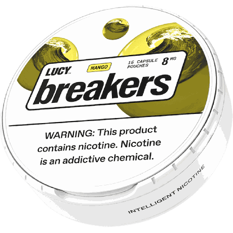 Lucy Breakers Mango 8mg Nicotine Pouches - Single Can