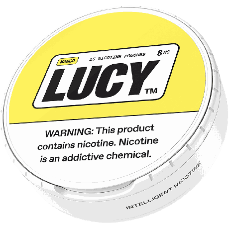 Lucy Mango 8mg Nicotine Pouches - Single Can