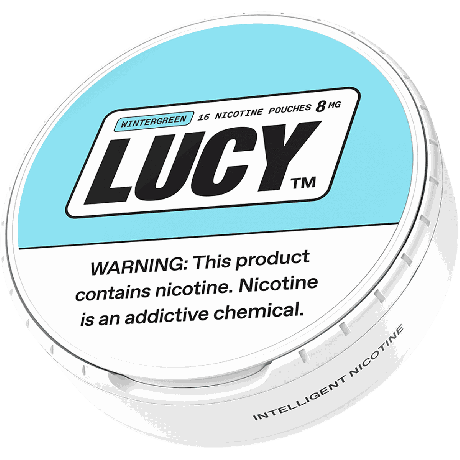 Lucy Wintergreen 8mg Nicotine Pouches - Single Can