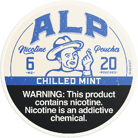 ALP Chilled Mint 6mg Nicotine Pouches - Single Can