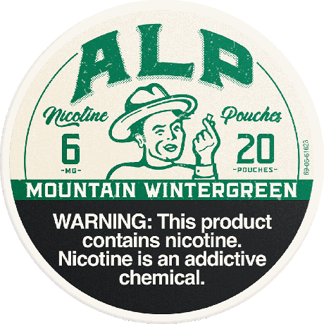 ALP Mountain Wintergreen 3mg Nicotine Pouches - Single Can