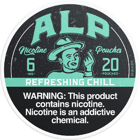 ALP Refreshing Chill 9mg Nicotine Pouches - Single Can