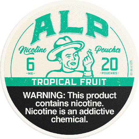ALP Tropical Fruit 9mg Nicotine Pouches - Single Can
