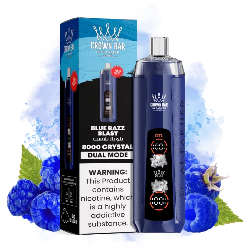 Al Fakher 8000 – Blue Razz Blast