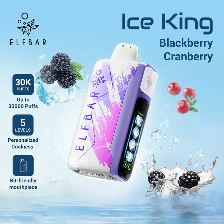 Elf Bar ICE KING – Blackberry Cranberry