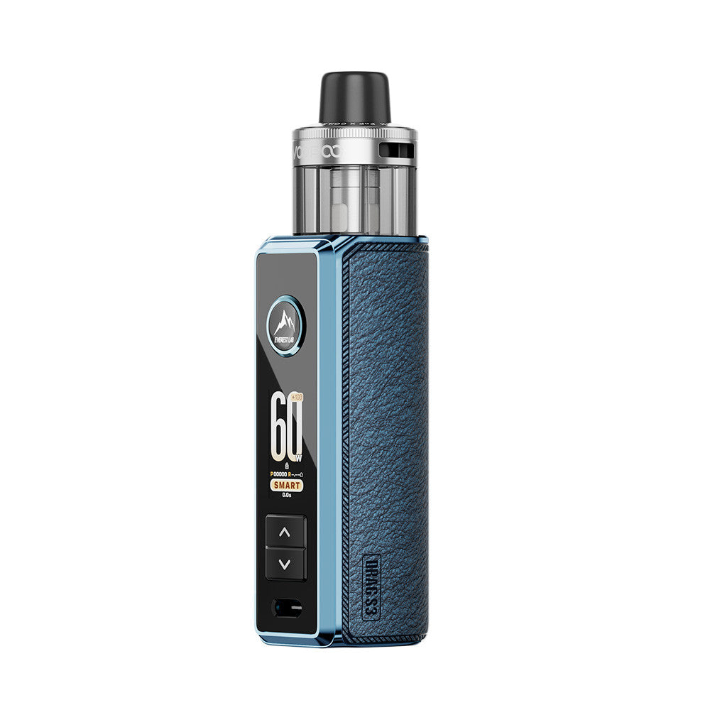 VooPoo Drag S3 3000mAh Pod System Starter Kit With 5ML Refillable PnP X Cartridge Pod
