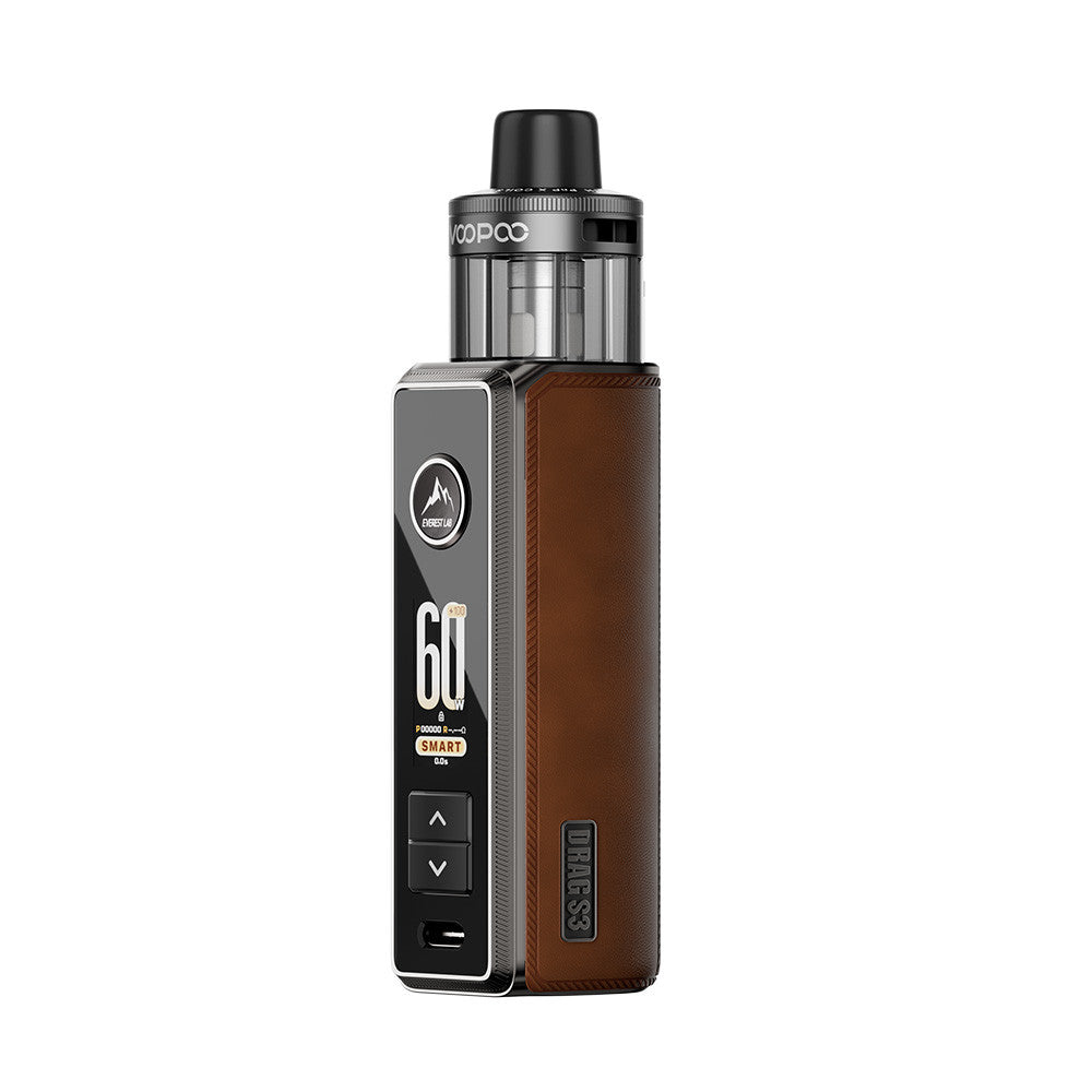 VooPoo Drag S3 3000mAh Pod System Starter Kit With 5ML Refillable PnP X Cartridge Pod