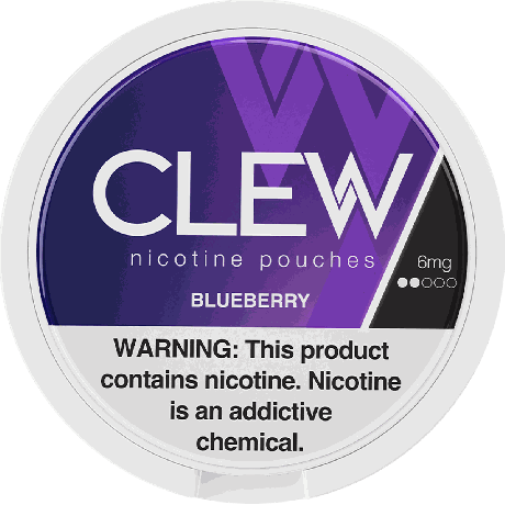 CLEW Blueberry 9mg Nicotine Pouches - Single Can