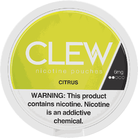CLEW Citrus 12mg Nicotine Pouches - Single Can