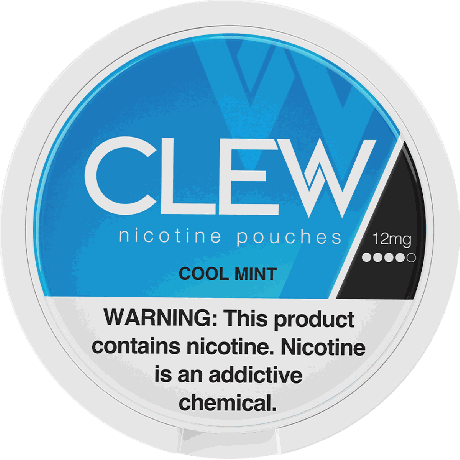 CLEW Cool Mint 12mg Nicotine Pouches - Single Can