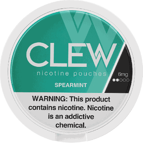 CLEW Spearmint 3mg Nicotine Pouches - Single Can