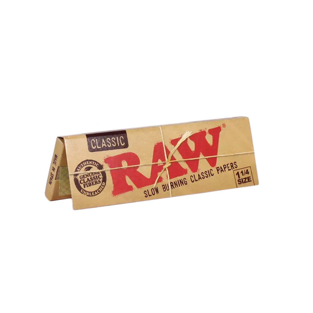 RAW Rolling Papers - 1 1/4 Size - 24 Pack