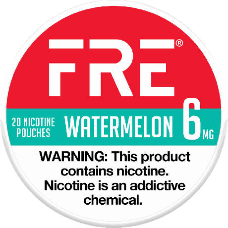 FRE Watermelon 3mg Nicotine Pouches - Single Can