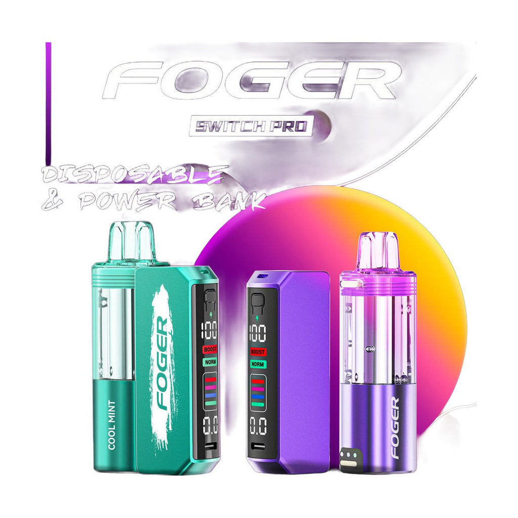 Foger Switch Pro Kit 30K Puffs 19ML Nixodine Disposable Device & Power Bank