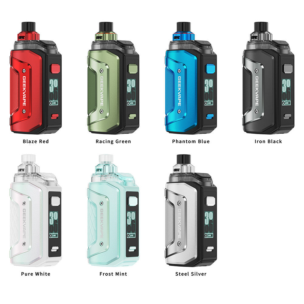GeekVape Aegis Hero 5 2000mAh Pod System Starter Kit With 6.5ML Refillable Aegis Hero Cartridge