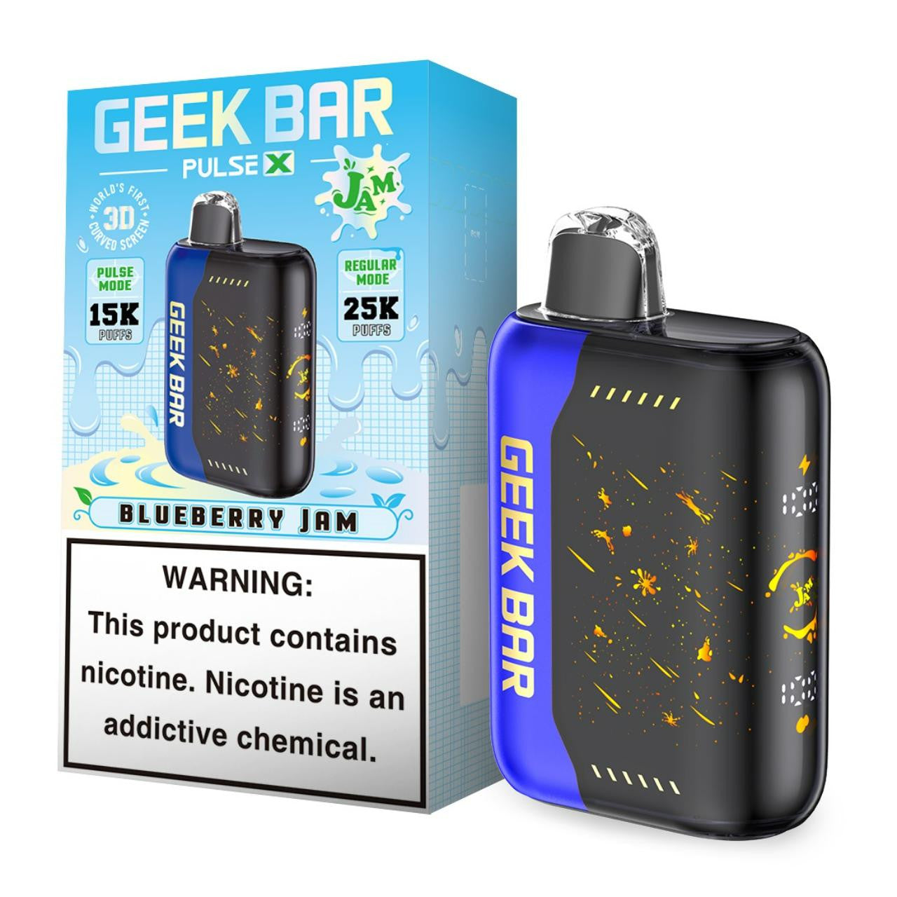 Geek Bar Pulse X 25000 Disposable Vape (5%, 25000 Puffs)