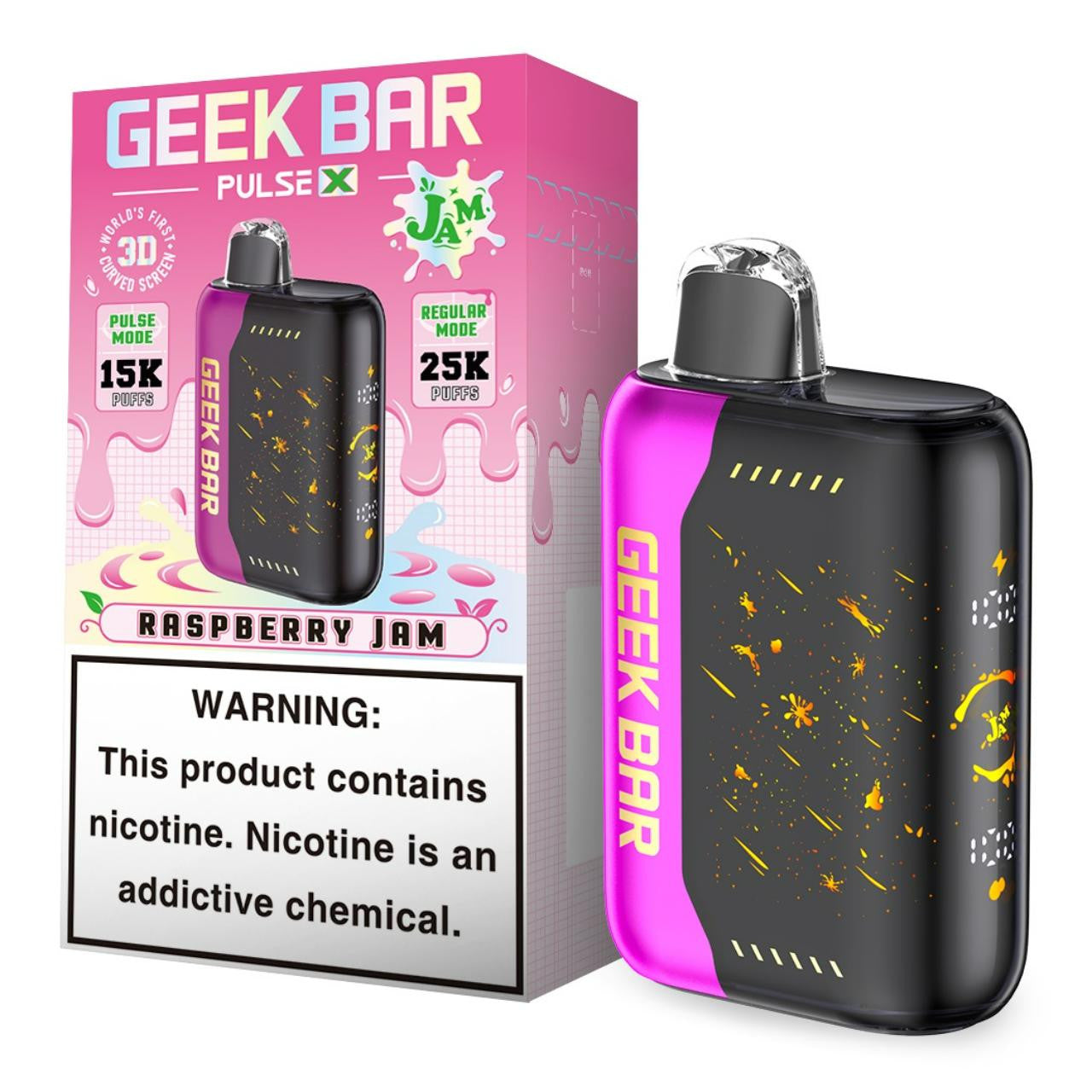 Geek Bar Pulse X 25000 Disposable Vape (5%, 25000 Puffs)
