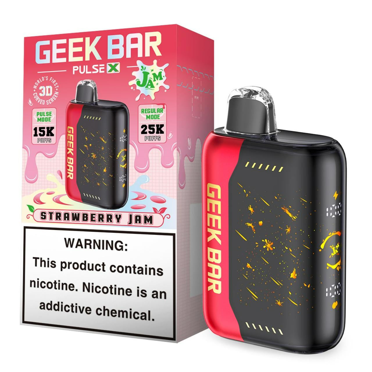 Geek Bar Pulse X 25000 Disposable Vape (5%, 25000 Puffs)