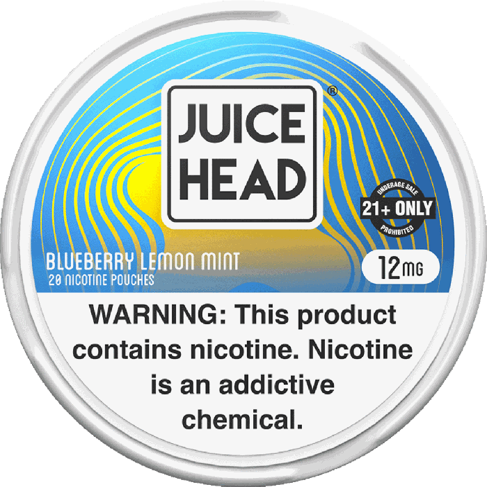 Juice Head Blueberry Lemon Mint 12mg Nicotine Pouches - Single Can