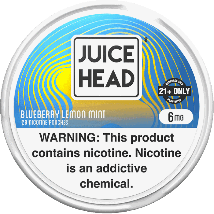 Juice Head Blueberry Lemon Mint 6mg Nicotine Pouches - Single Can