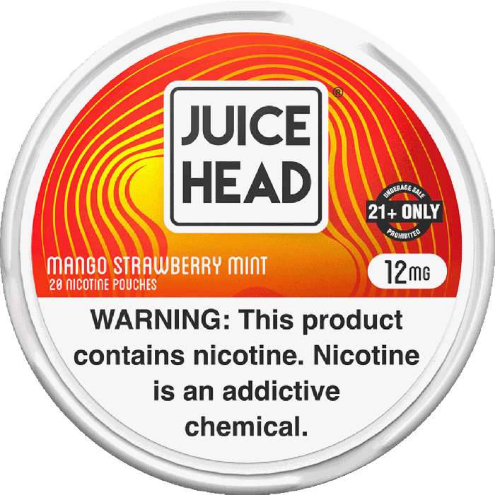 Juice Head Mango Strawberry Mint 12mg Nicotine Pouches - Single Can