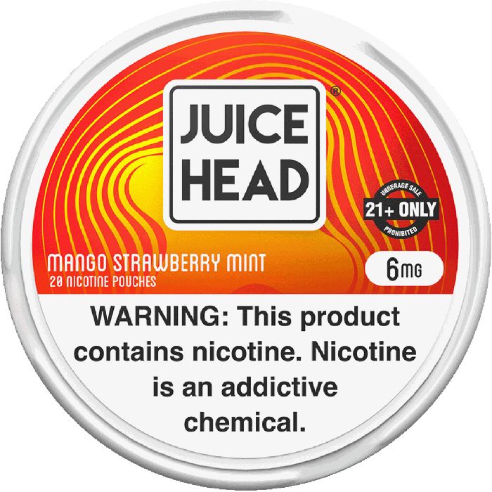Juice Head Mango Strawberry Mint 6mg Nicotine Pouches - Single Can