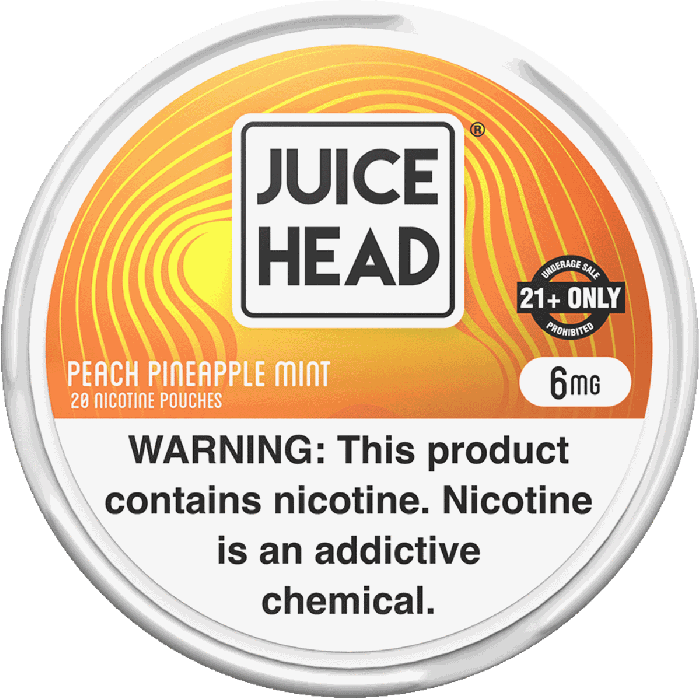 Juice Head Peach Pineapple Mint 6mg Nicotine Pouches - Single Can