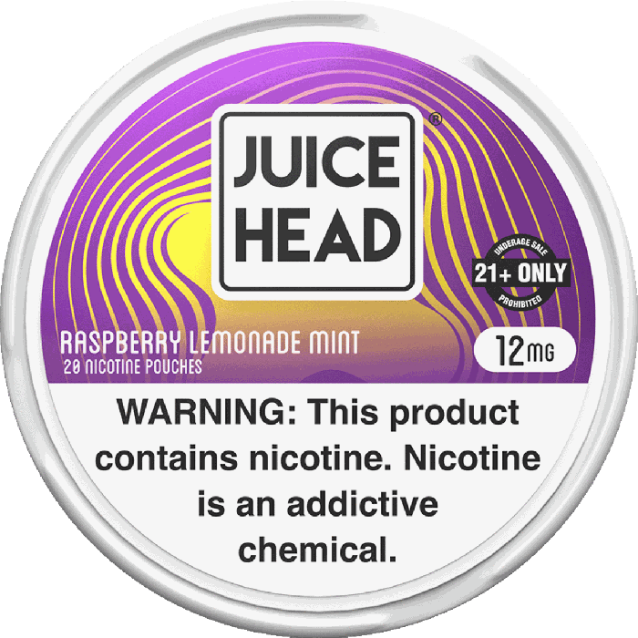 Juice Head Raspberry Lemonade Mint 12mg Nicotine Pouches - Single Can