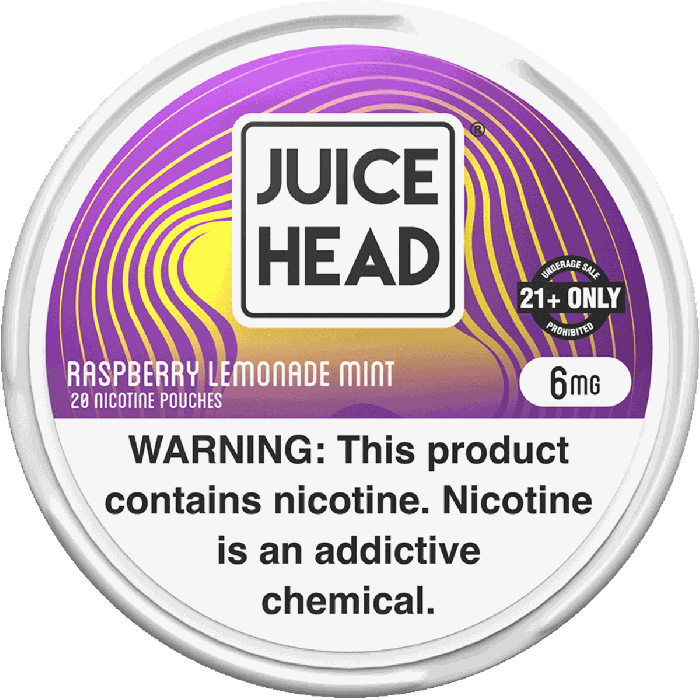 Juice Head Raspberry Lemonade Mint 6mg Nicotine Pouches - Single Can