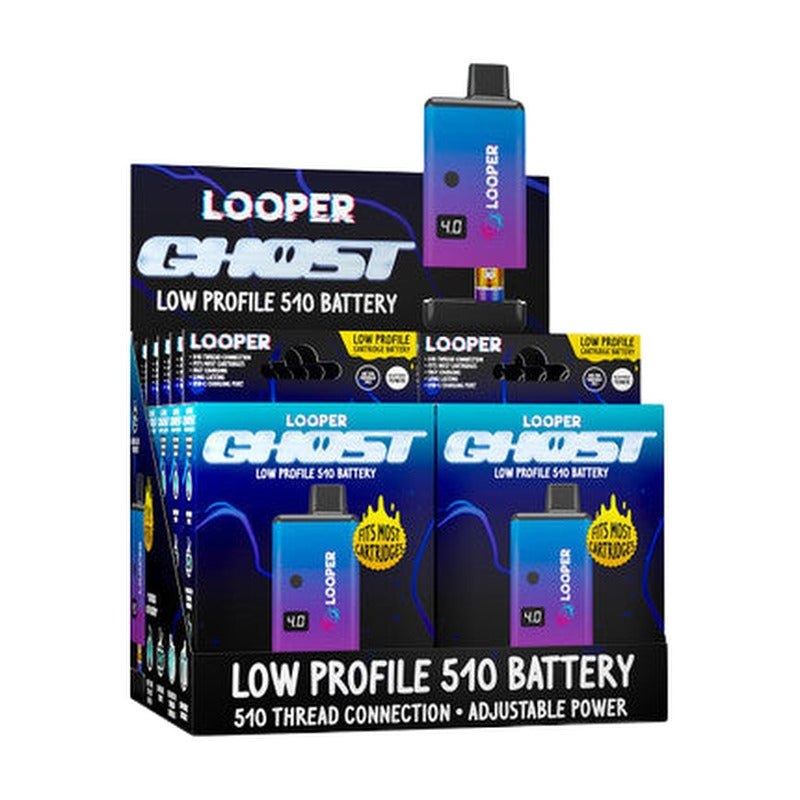 Looper Ghost Low Profile Cartridge 510 Thread Adjustable Power Battery