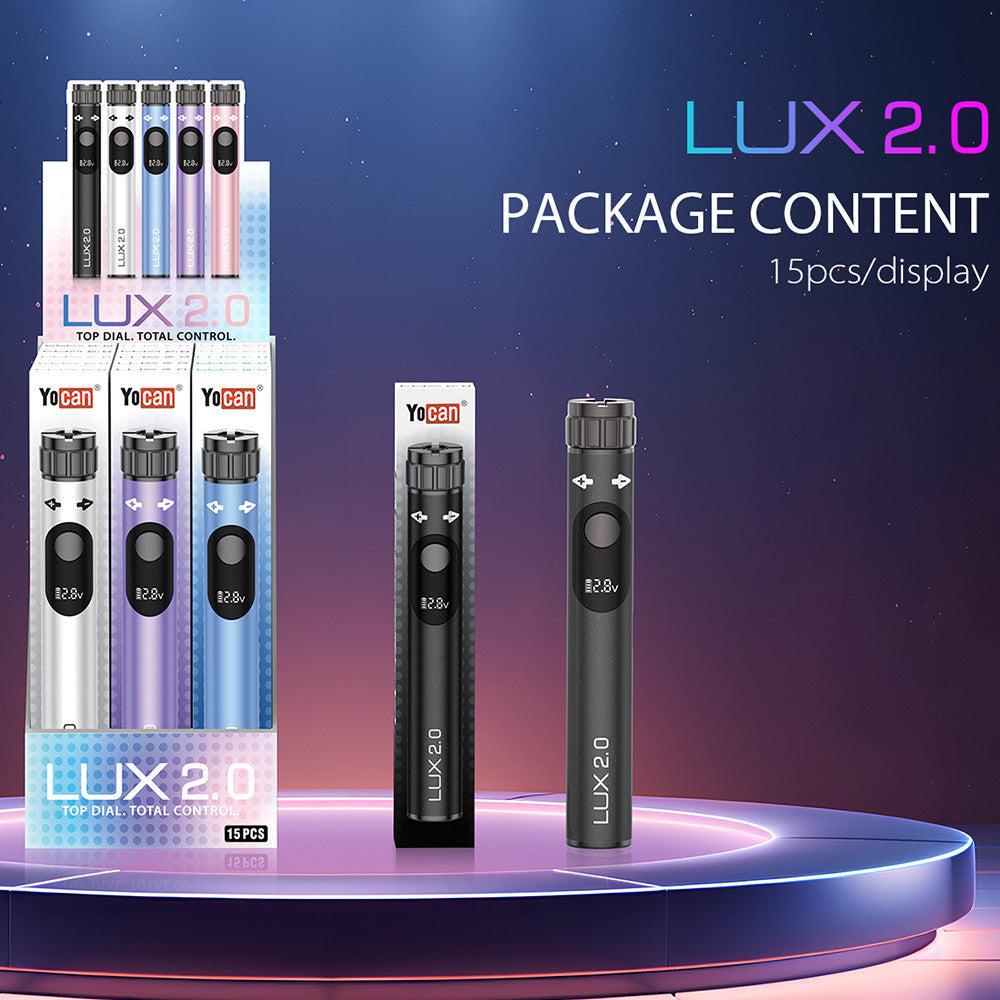 Yocan Lux 2.0 Dab Pen 510 Thread Battery