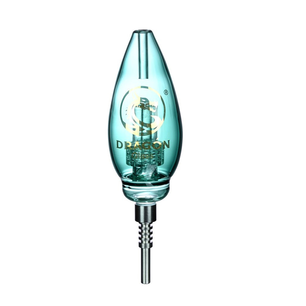 Dragon Glass Teardrop Tree Perc Nectar Collector Set - Assorted Colors [NC-021]