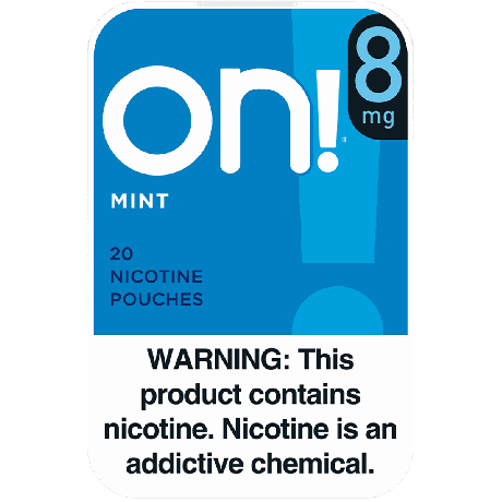 on! Mint 8mg nicotine pouches single can
