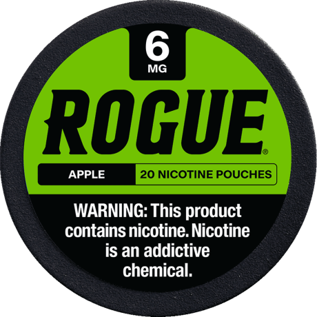 Rogue Apple 6mg Nicotine Pouches - Single Can