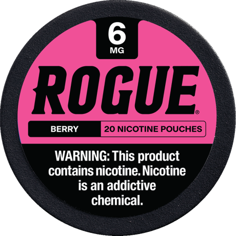 Rogue Berry 6mg Nicotine Pouches - Single Can