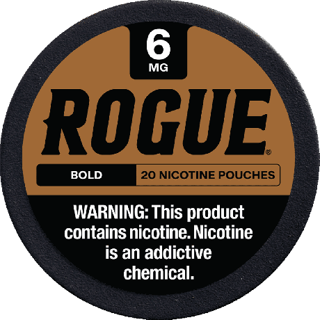 Rogue Bold 6mg Nicotine Pouches - Single Can