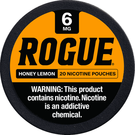 Rogue Honey Lemon 6mg Nicotine Pouches - Single Can
