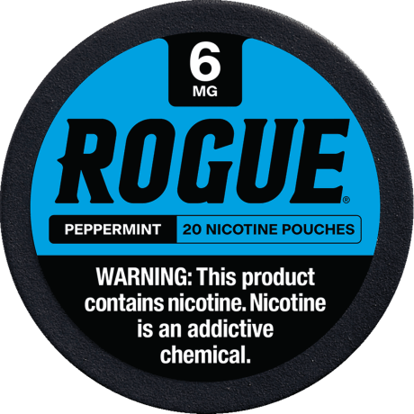 Rogue Peppermint 6mg Nicotine Pouches - Single Can