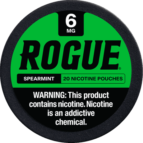 Rogue Spearmint 6mg Nicotine Pouches - Single Can