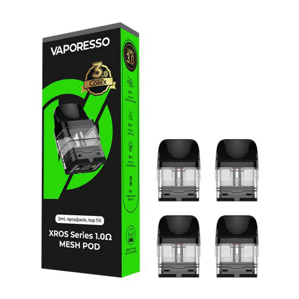 Vaporesso XROS Series Top Fill 2ML Refillable Replacement Pod - Pack of 4