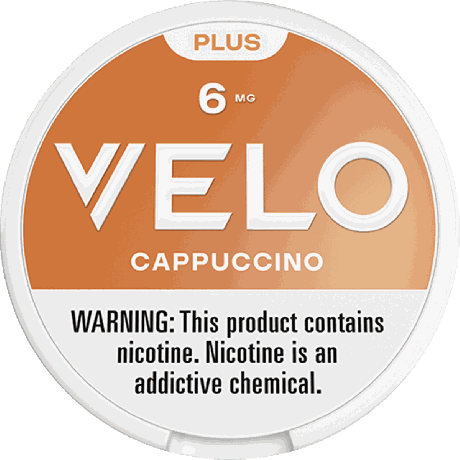 VELO Cappuccino 6mg Nicotine Pouches - Single Can