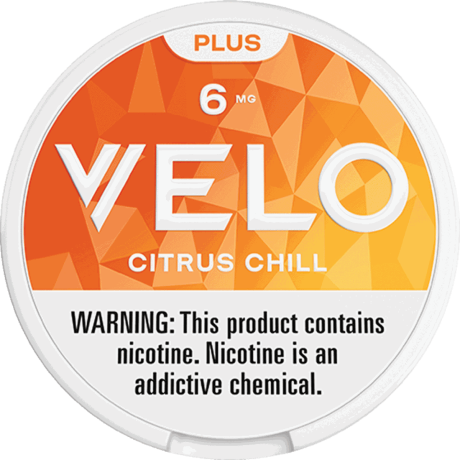 VELO Citrus Chill 6mg Nicotine Pouches - Single Can